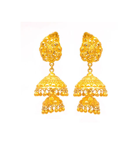 Nepali bridal earrings