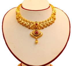 Nepalese bridal gold jewelry.