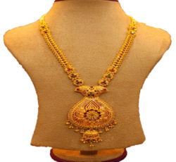 Nepali handmade gold necklace.