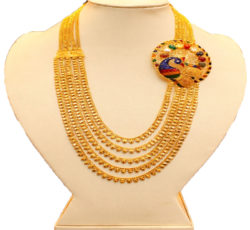 traditional Nepali gold necklaces.