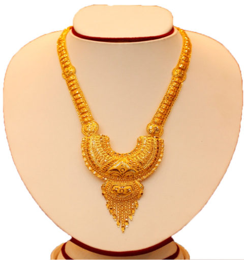 Beautiful traditional handmade gold necklace.