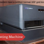 Certified German XRF gold testing machine.