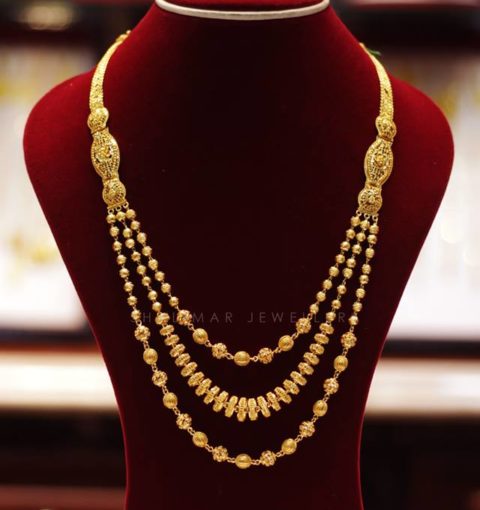 24 karat gold necklace design