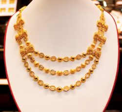 Gold Bead Necklace in Nepal