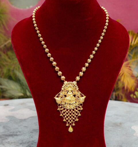 22kt chandrahaar gold necklace